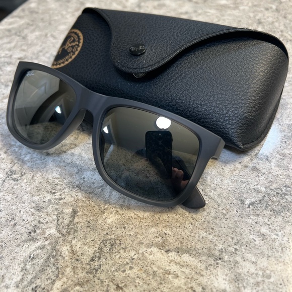 Ray-Ban Matte Black Sunglasses - Picture 3 of 8